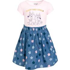 Dresses HIS Bluey Bingo Little Girls Dress Pink 7-8