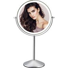 Rechargeable Lighted Makeup Mirror 8 Inch - Touch
