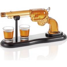 Kitchen Accessories Craftgen Gun Whiskey Decanter Set 2