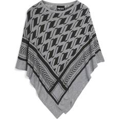 Pieces Pcnovis Poncho - Grå