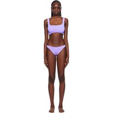 Dame - Røde Bikinisett Hunza G Purple Xandra Bikini Lilac UNI