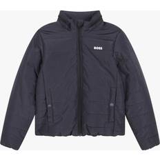 HUGO BOSS Outerwear HUGO BOSS Kids' Hooded Quilted Jacket, Navy