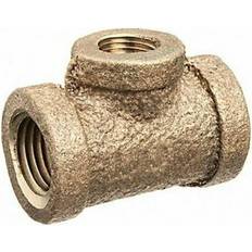 Plumbing USA Sealing Pipe Fitting Brass Class 125 Reducing Branch Tee 1 x 1/4 NPT Female