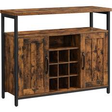 Vasagle Skab Vasagle Storage Cabinet Rustic Brown Black Sideboard