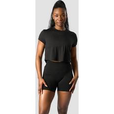 ICANIWILL Overdele ICANIWILL Rush Cropped T-shirt Black