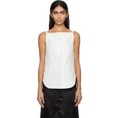 LouLou Studio White Mihant Camisole Ivory