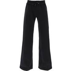 Women Trousers Off-White Flared Joggers - Black