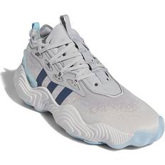 Adidas Mens Trae Young Mens Basketball Shoes Grey/Blue/Grey