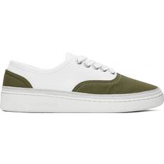 A.P.C. Trainers A.P.C. White & Khaki Plain Simple Sneakers TJB KAKI/WHITE IT