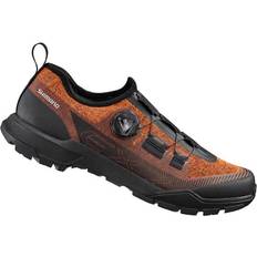 Damen - Orange Fahrradschuhe Shimano EX7 Rennradschuhe - Orange/Black