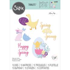 Sizzix Thinlits Dies by Olivia Rose 15/Pkg-Spring Has Sprung