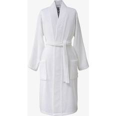 Natural - Women Sleepwear BOSS Ice Logo-embroidered Kimono Terry Cotton Dressing Gown