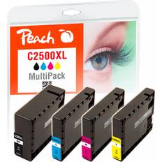 Peach Bläckpatron Multipack 4-pack - Canon PGI-2500XL