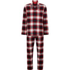 HUGO BOSS Män Soft Check pyjamas-set, Öppen Pink693