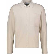 Calvin Klein Herre Jakker Calvin Klein Übergangsjacken MILANO STITCH SHIRT JACKET beige