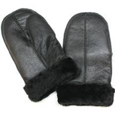 Unisex Mittens Infinity Leather Infinity Leather unisex sheepskin mittens Black