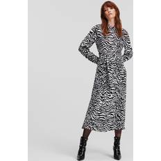 Karl Lagerfeld Animal Print Shirt Dress, R04 Animal