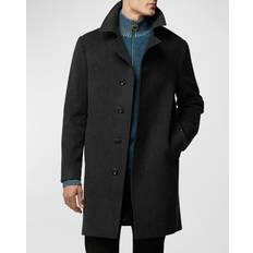 Cashmere - Men Coats RODD & GUNN Archers Wool Cashmere Car Coat, Granite