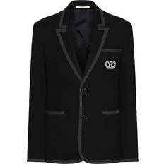 Blazers Valentino Jersey Blazer Blue