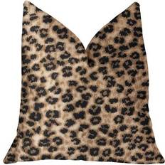 Viscose Complete Decoration Pillows Plutus PBRA2329-2020-DP Crimson Cheetah Luxury Complete Decoration Pillows Brown (50.8x50.8cm)