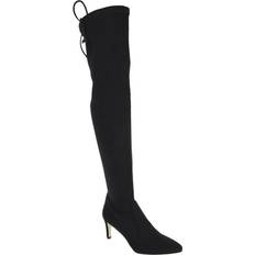 Herren - Stoff Hohe Stiefel Stuart Weitzman Women's Black Stretch Fabric Lycra Over the Knee Boot 5.5 M