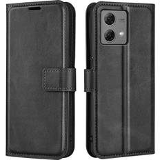 Skalo Motorola Moto G84 5G Premium Wallet Flip Cover Sort