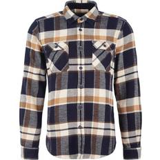 Barbour Camisas Barbour Mountain Tailored Shirt Men Longsleeves Blue