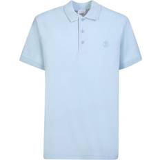 Clothing Burberry Branded Circle Logo Sky Blue Polo Shirt