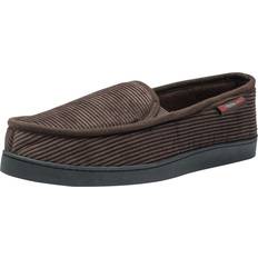 Men - Mesh Slippers Alpine Swiss Alpine Swiss Mens Wide Moccasin Slippers Memory Foam Slip On Indoor House Shoes Brown Brown