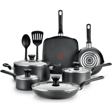 T-fal Easy Care 12-Piece Cookware Set with lid 12 Parts