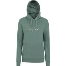 Clothing Mountain warehouse Women's Womens/Ladies Embroidered Hoodie Green