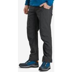 Quechua Men's Warm Water-repellent Hiking Trousers Sh500 Carbon Grey