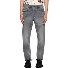 Carhartt WIP Work In Progress Gray Newel Jeans Black WAIST