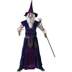 Funny Fashion Zaubererkostüm kostüm zauberer wizard halloween karneval herren herrenkostüm Mehrfarbig Einheitsgröße: Standard