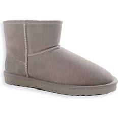 Grey - Unisex Ankle Boots AUS WOOLI AUSTRALIA Short Sheepskin Ankle Boot Light Grey