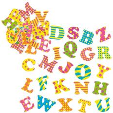 Trasparente FAI DA TE Baker Ross Baker Ross AF422 Funky Self Adhesive Uppercase Alphabet Pack of 400 Puffy Scrapbook Stickers in Fun Foam Shapes, Assorted