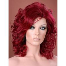 Forever Young Full Soft Curls Wine Red Fashion Wig