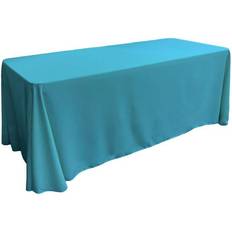 Turquoise Tablecloths 120% Lino Polyester Poplin Rectangular 90 Dark Turquoise Tablecloth Turquoise