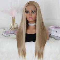 Gold Wigs Shein Blonde Synthetic Lace Front Wig 13 x 4