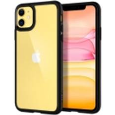 Spigen Spigen Ultra Hybrid Series Baksidedeksel for mobiltelefon polykarbonat, termoplast-polyuretan TPU matt svart for Apple iPhone 11