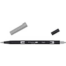 Tombow Dual brush-n65 Double Tip Brush Marker, Grey