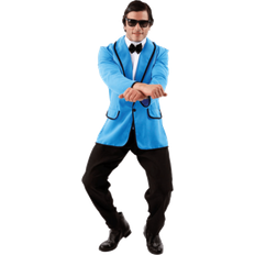 Orion Adult pop star costume Black, White, Blue Standard