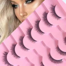 Shein Natural Silk False Eyelashes 7 Pairs - Comfortable