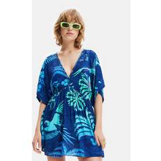 Desigual Clothing Desigual Sommerkleid 23SWMW18 Dunkelblau Regular Fit