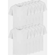 Økologisk bomuld, T-shirt, 12-pack, Hvid, Dreng