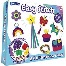 John Adams Easy Stitch Craft Kit: 8 Fun Kits to sew and Make Arts & Crafts Ages 7