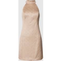 Guess Midikleider Guess Minikleid mit Logo-Muster Modell 'NAOMI' in Beige, Größe