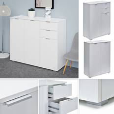 Wandschränke Casaria Highboard Alba Wandschrank