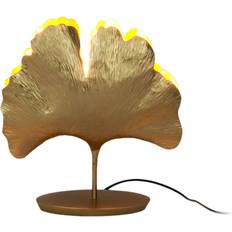 Holländer Ginkgo, gull Bordlampe