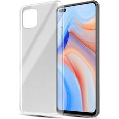 Cadorabo Case for Oppo Reno4 Z Cover Transparent Protection TPU Silicone Gel Clear